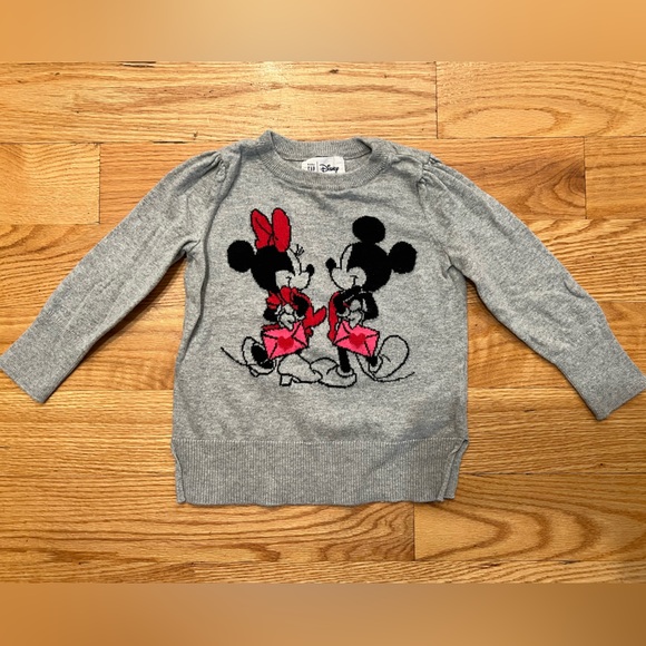 Toddler Girls Sweater Sweaters Christmas Holiday Grinch Mickey Minnie Shirts - Picture 5 of 6